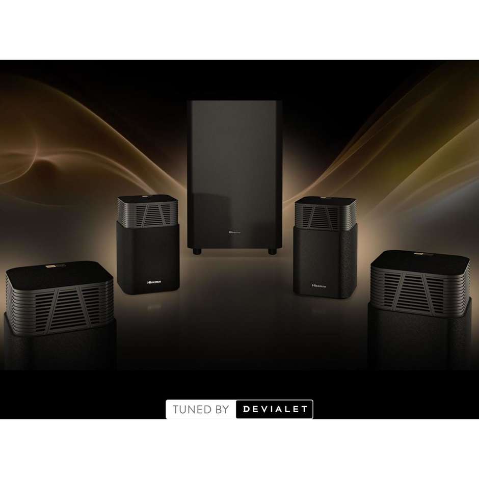 Hisense HT Saturn Soundbar 4.1.2 720 W DTS:X Dolby Atmos Nero