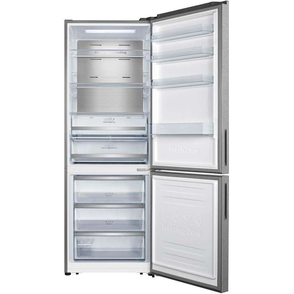 Hisense RB645N4BIE Frigorifero Combinato Capacita 495 Lt Classe E Colore Acciaio inox