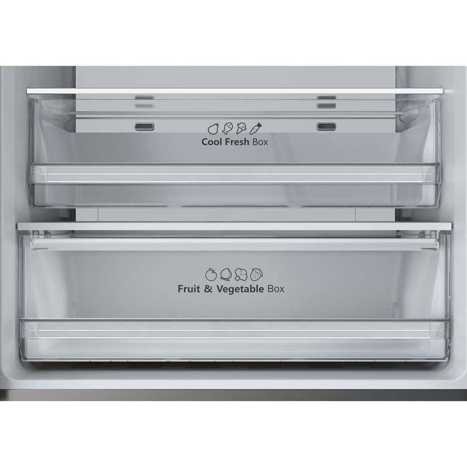 Hisense RF632N4BCE Frigorifero French Door Multidoor Alto 2 Metri 485 L Classe E Inox