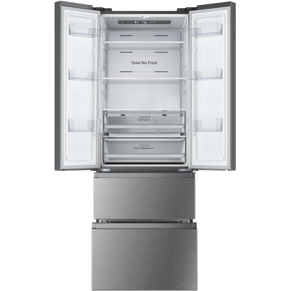 Hisense RF632N4BCE frigorifero French Door No Frost 485 L, Inverter, classe E, inox