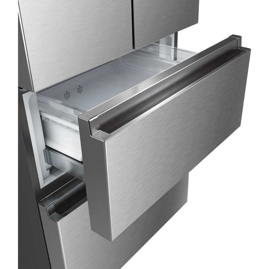 Hisense RF632N4BCE Frigorifero Side by Side Americano 485 Litri Classe E Acciaio Inox