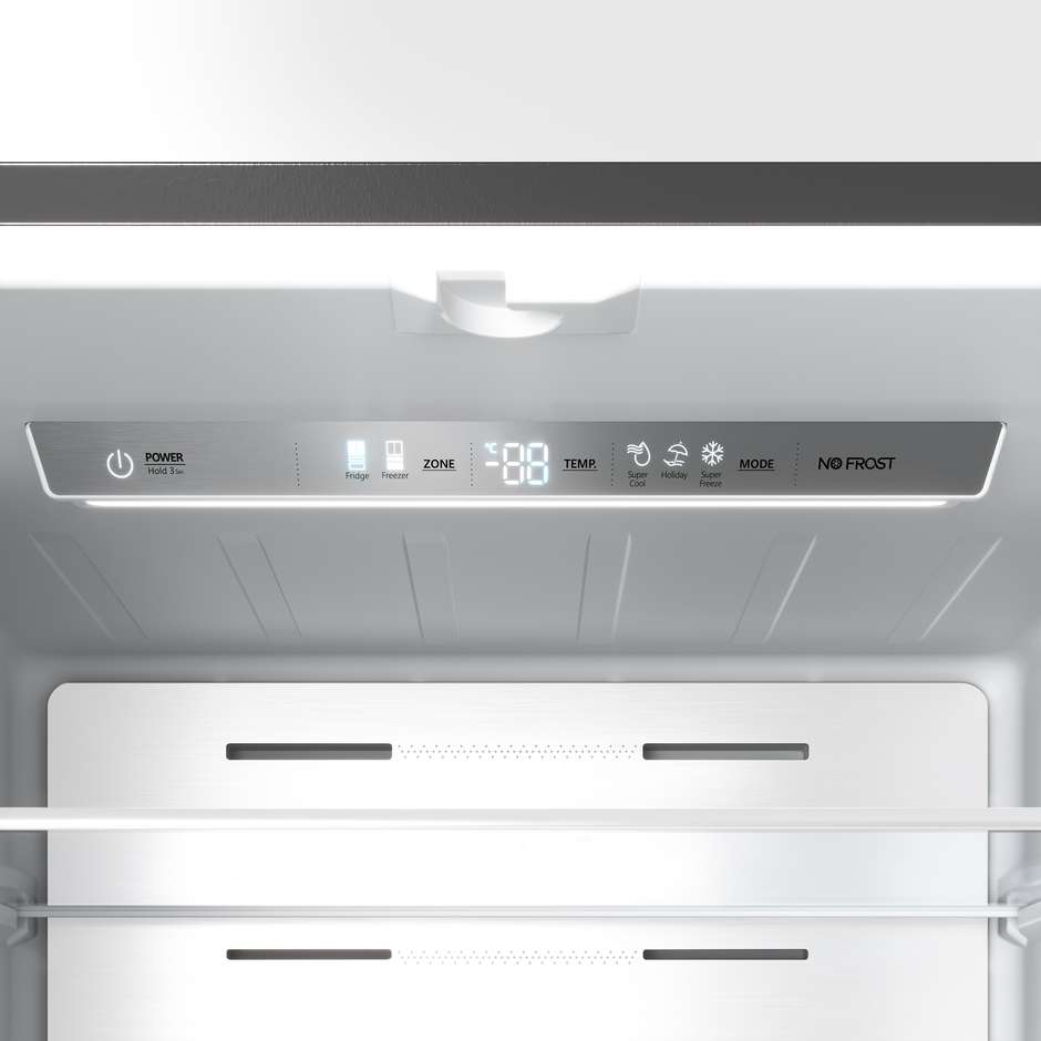 Hisense RF632N4BCE Frigorifero side-by-side Libera installazione Capacita 485 Lt Classe E Colore Acciaio inox