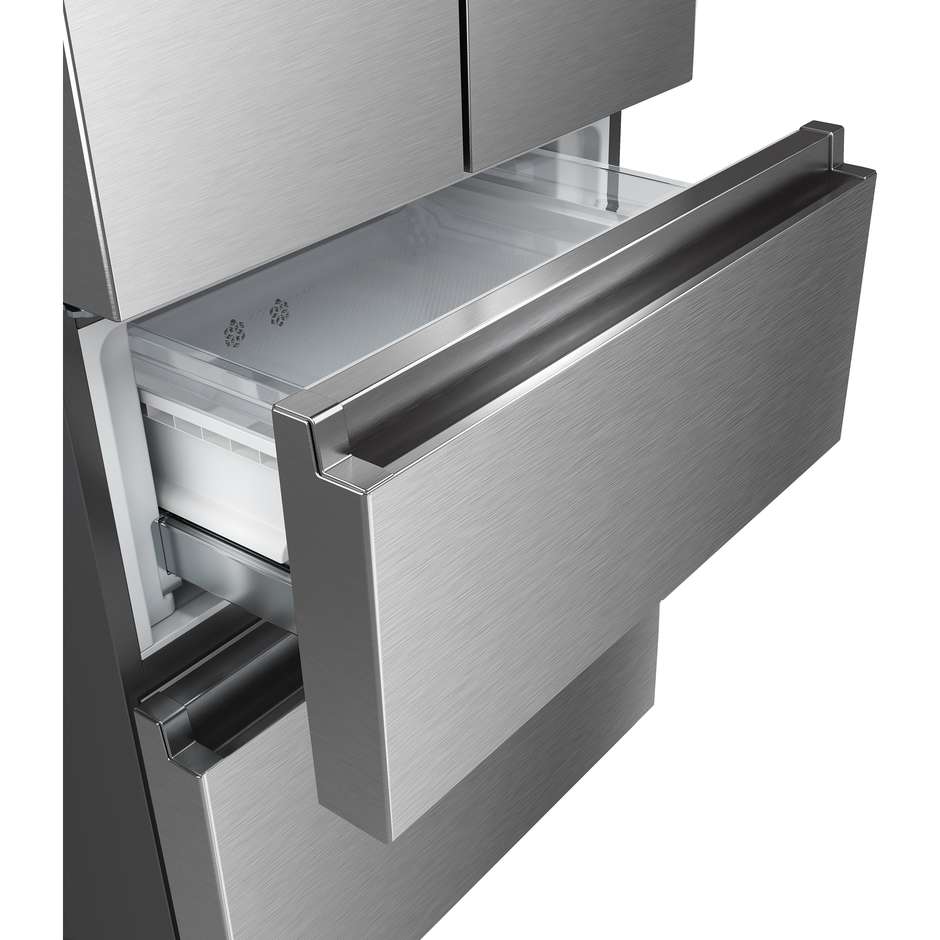 Hisense RF632N4BCE Frigorifero side-by-side Libera installazione Capacita 485 Lt Classe E Colore Acciaio inox