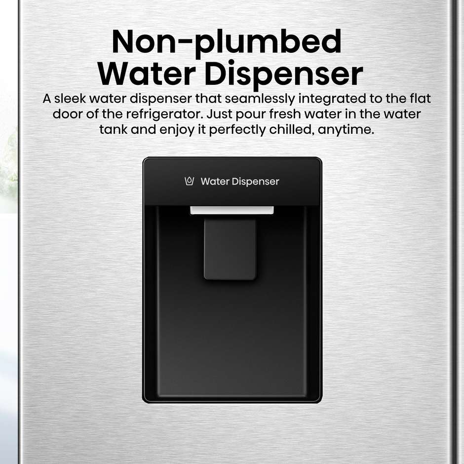 Hisense RQ5P470SMIE Frigorifero 4 Porte Capacita 482 Lt Classe E Colore Argento, Acciaio inox