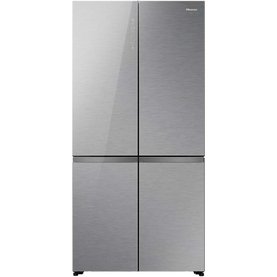 Hisense RQ768N4GVE Frigorifero Side by Side Americano 591 Litri Classe E Acciaio Inox