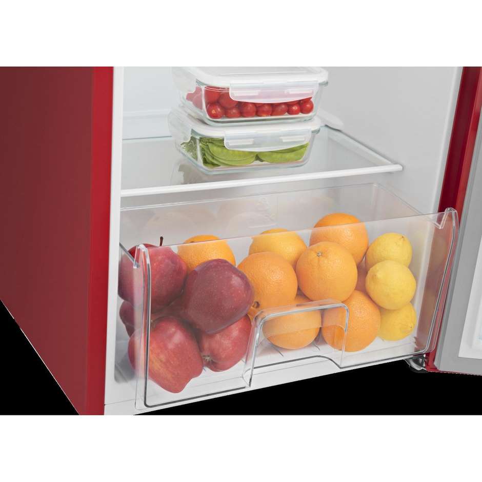 Hisense RR220D4ERE Frigorifero monoporta Libera installazione Capacità 165 Lt Classe F Colore Rosso