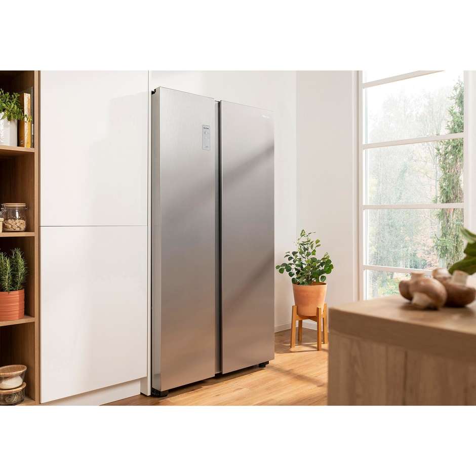 Hisense RS711N4ACE Frigorifero Side by Side Americano 550 Litri Classe E Acciaio Inox