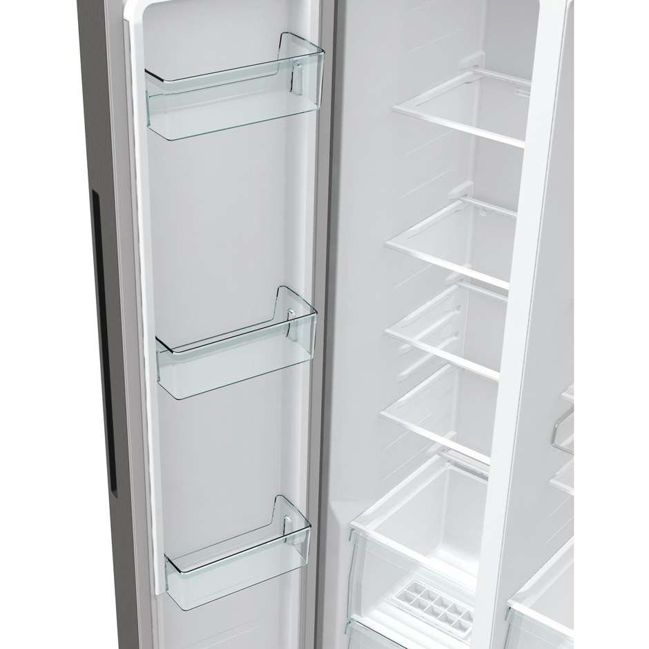 Hisense RS711N4ACE Frigorifero Side by Side Americano 550 Litri Classe E Acciaio Inox