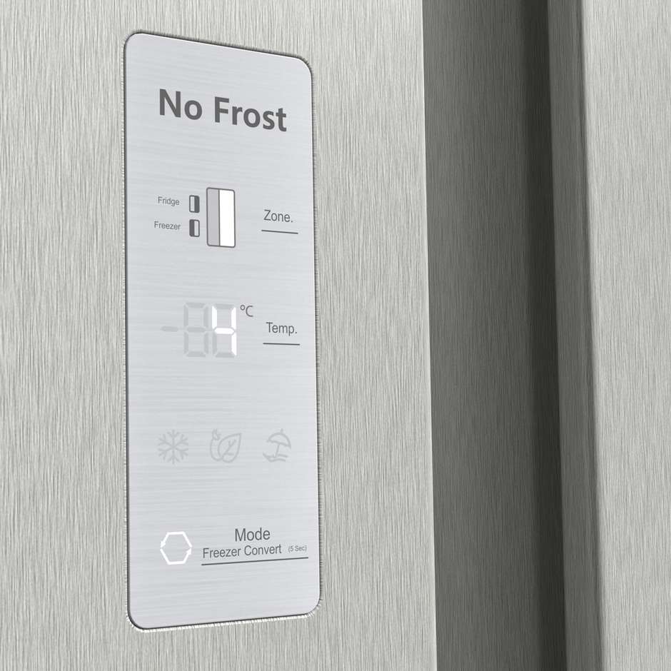 Hisense RS711N4ACE Frigorifero Side by Side Americano 550 Litri Classe E Acciaio Inox