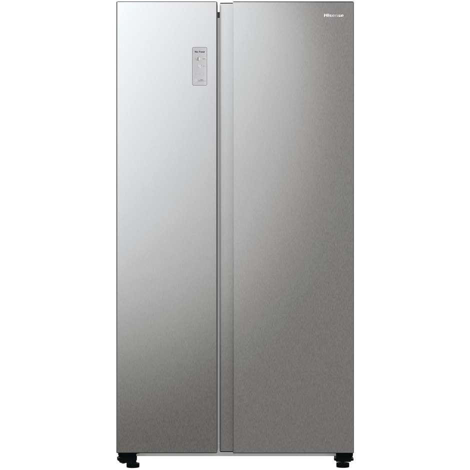 Hisense RS711N4ACE Frigorifero Side-by-side Libera installazione Capacita 550 Lt Classe E Colore Acciaio inox