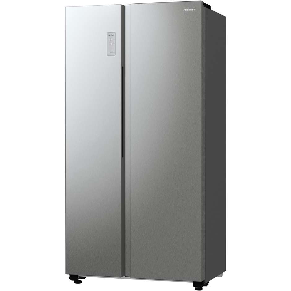 Hisense RS711N4ACE Frigorifero Side-by-side Libera installazione Capacita 550 Lt Classe E Colore Acciaio inox