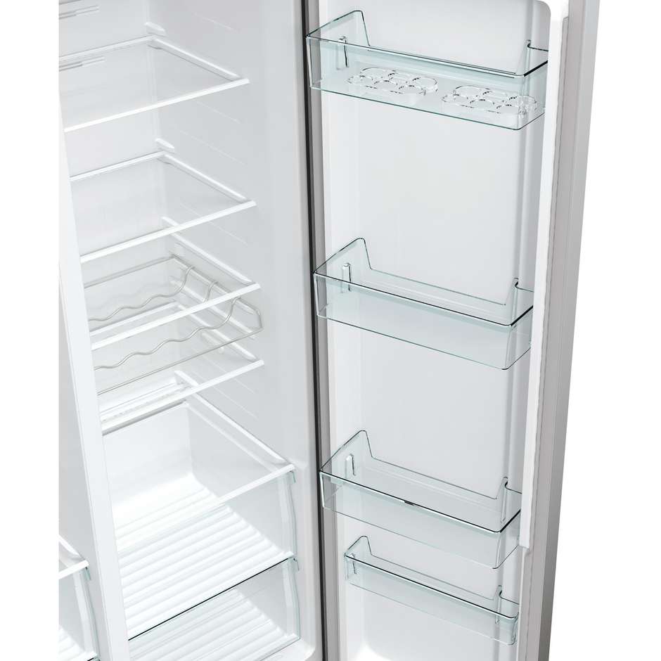 Hisense RS711N4ACE Frigorifero Side-by-side Libera installazione Capacita 550 Lt Classe E Colore Acciaio inox