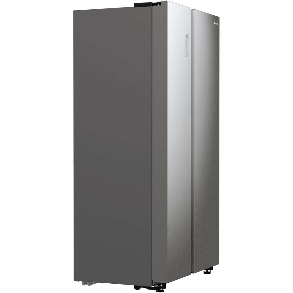 Hisense RS711N4ACE Frigorifero Side-by-side Libera installazione Capacità 550 Lt Classe E Colore Acciaio inox