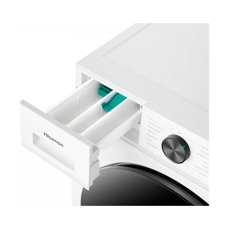 Hisense WF1I8042BWP2 Lavatrice 8 kg 1400 giri Classe A con vapore