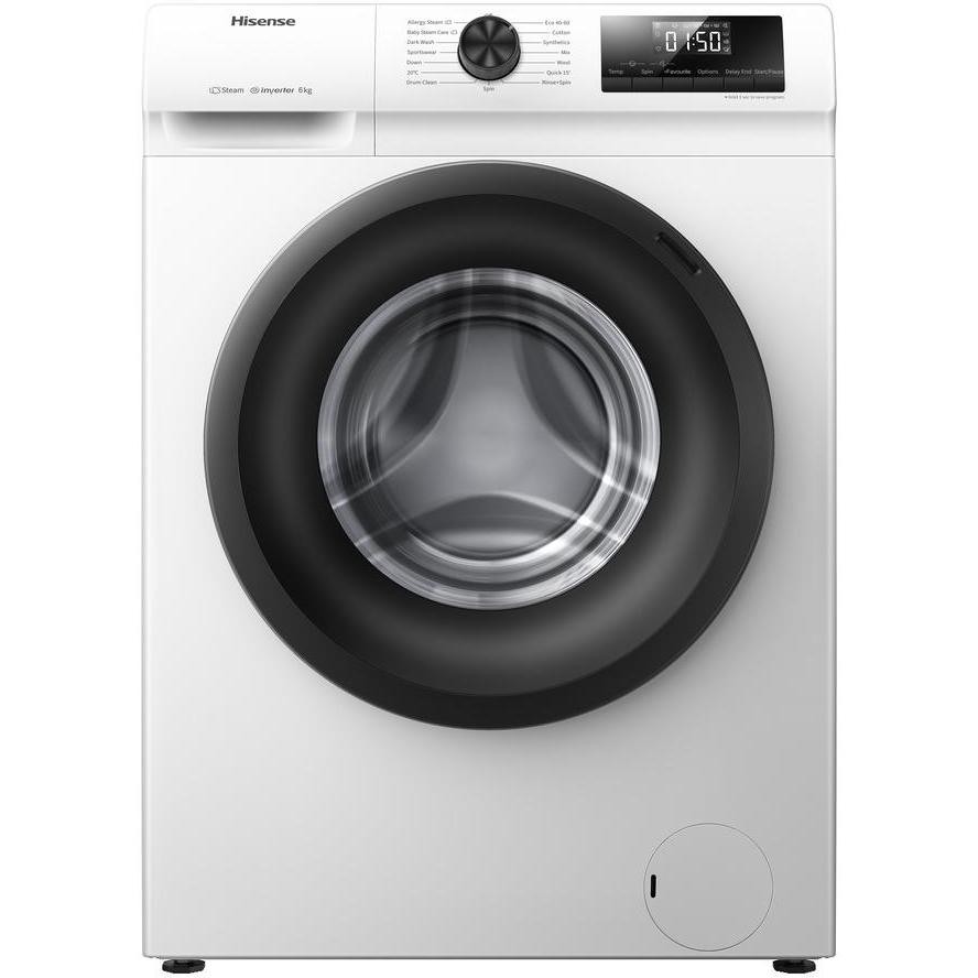 Hisense WFQP7012EVM Lavatrice Carica Frontale Capacita 7 kg 1200 Giri/min Classe C Colore Bianco