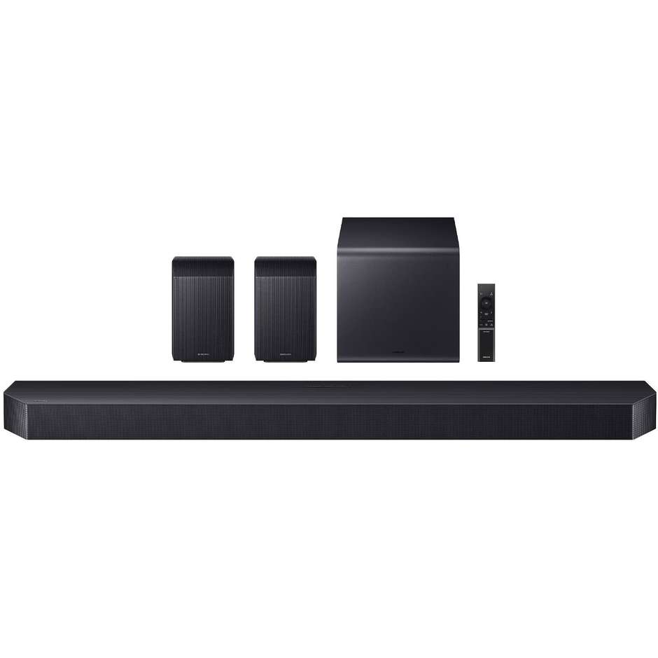 home soundbar 11.1.4 + 2 rear bt wifi 756w 23 spe