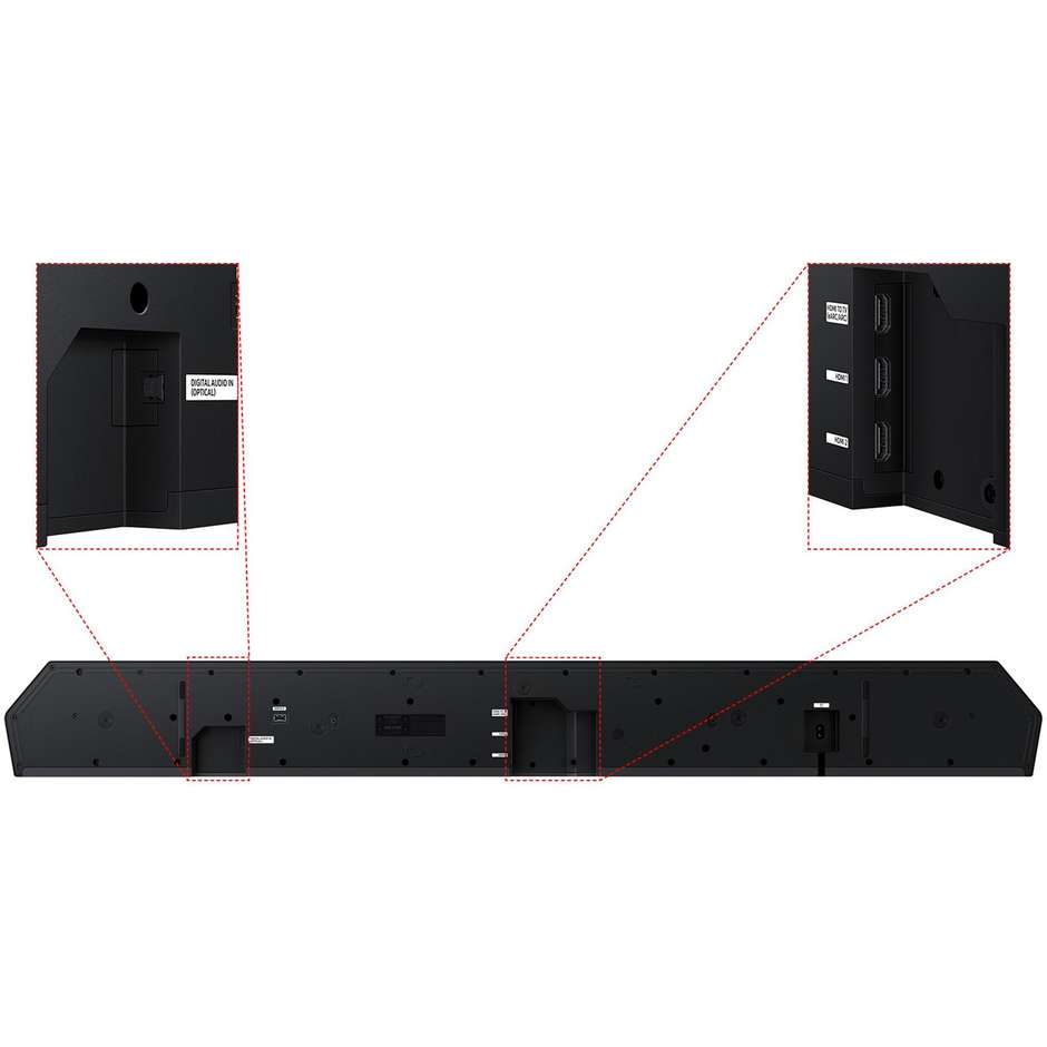 home soundbar 11.1.4 + 2 rear bt wifi 756w 23 spe