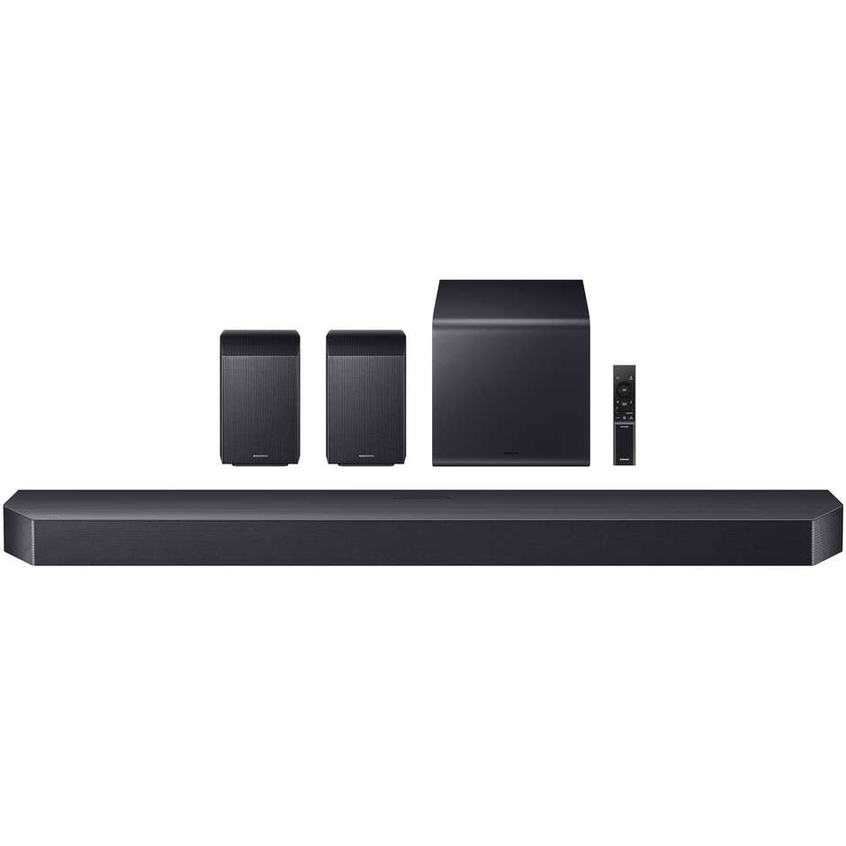 home soundbar 11.1.4 + 2 rear bt wifi 756w 23 spe