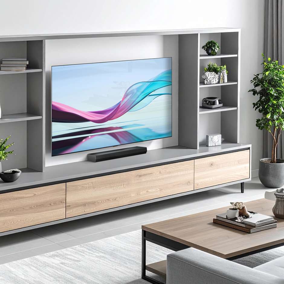 home soundbar 2.0 65cm 50w dts dolby vision wifib