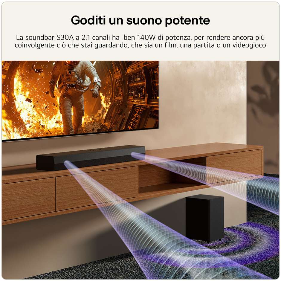 home soundbar 2.1 140w