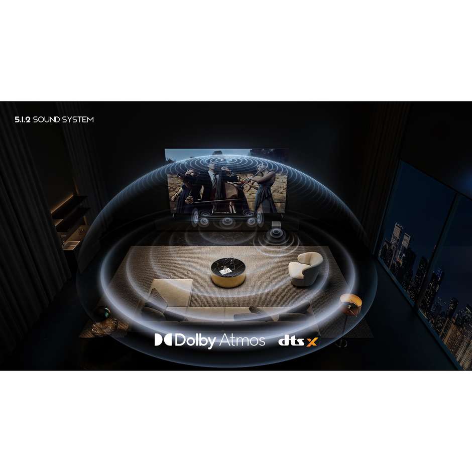 home soundbar 5.1.2 500w subwoofer dolby atmos