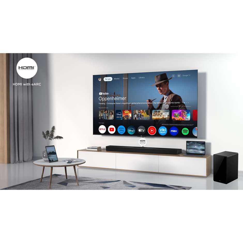 home soundbar 5.1.2 500w subwoofer dolby atmos