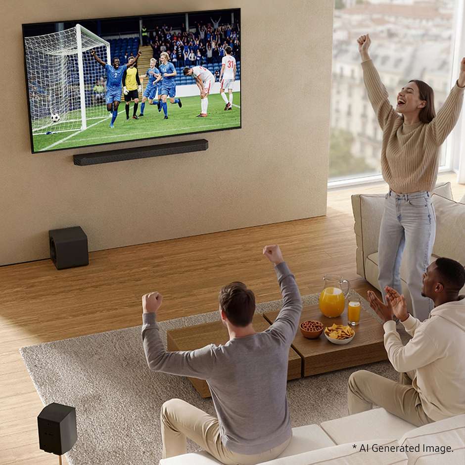 home soundbar 9.1.4 + 2 rear 17 speaker bt