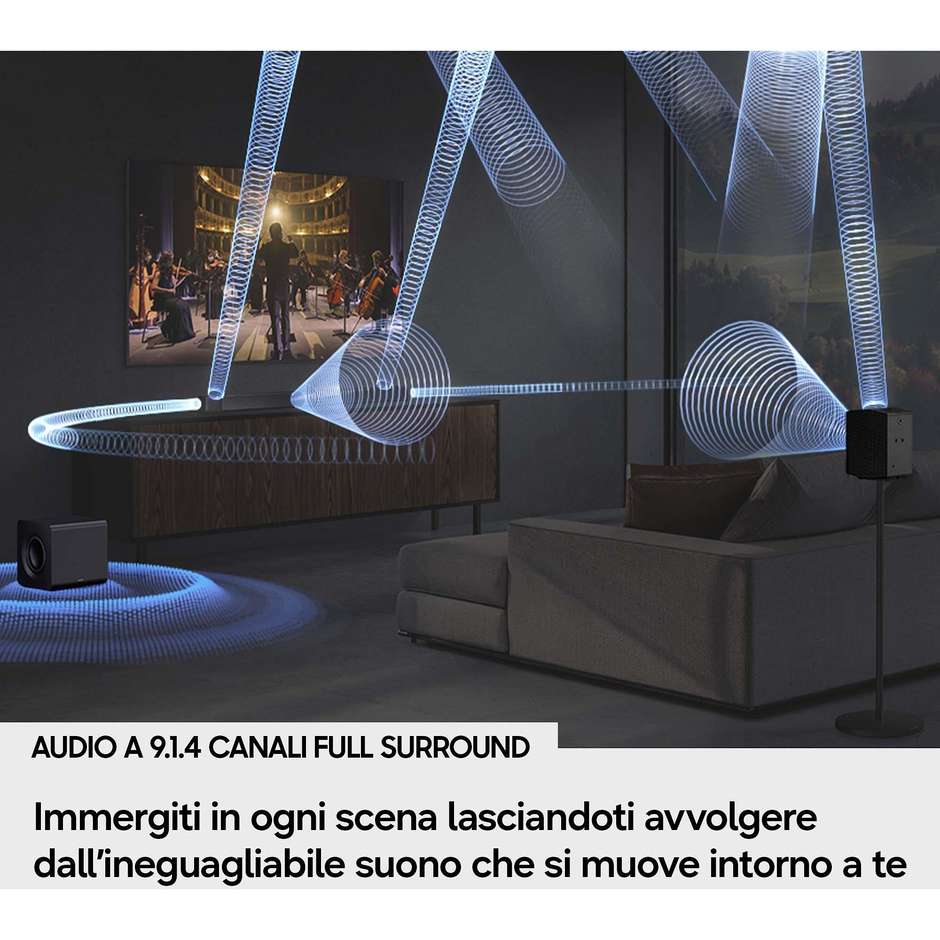 home soundbar 9.1.4 + 2 rear 17 speaker bt