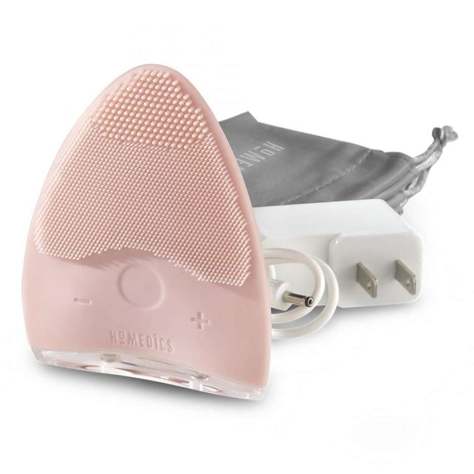 Homedics FAC-310 spazzola in silicone per viso Waterproof 8 livelli di intensità Ricaricabile con USB