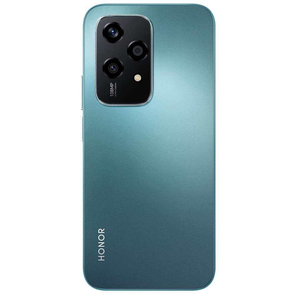 Honor 200 Lite Smartphone 5G 6,7" Ram 6 Gb Memoria 256 Gb Android 14 Colore Ciano