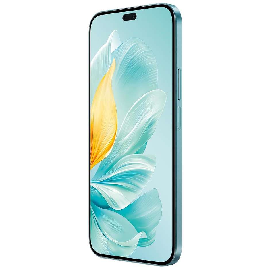 Honor 200 Lite Smartphone 5G 6,7" Ram 6 Gb Memoria 256 Gb Android 14 Colore Ciano