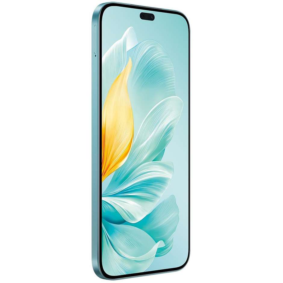 Honor 200 Lite Smartphone 5G 6,7" Ram 8 Gb Memoria 256 Gb Android colore ciano + Auricolari Bluetooth