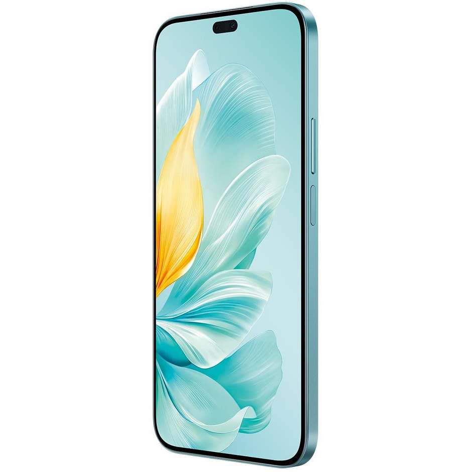 Honor 200 Lite Smartphone 5G 6,7" Ram 8 Gb Memoria 256 Gb Android colore ciano + Auricolari Bluetooth