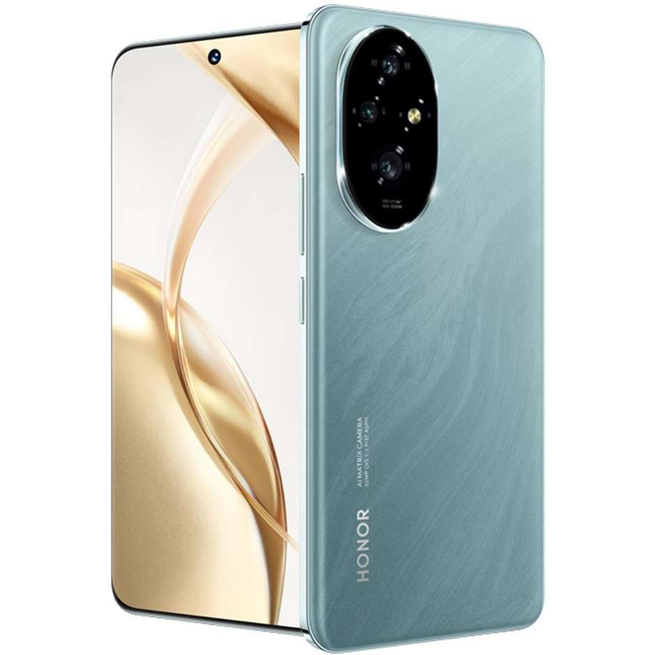 Honor 200 Smartphone 5G 6.7" Ram 12 GB Memoria 512 GB Android 14 Colore Verde