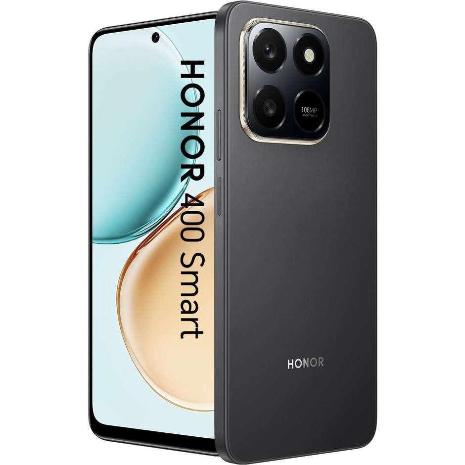 HONOR 400 Smart Smartphone 17,2 cm (6.77") 120Hz Snapdragon 685 6 GB 128 GB 108 MP 6500 mAh Nero