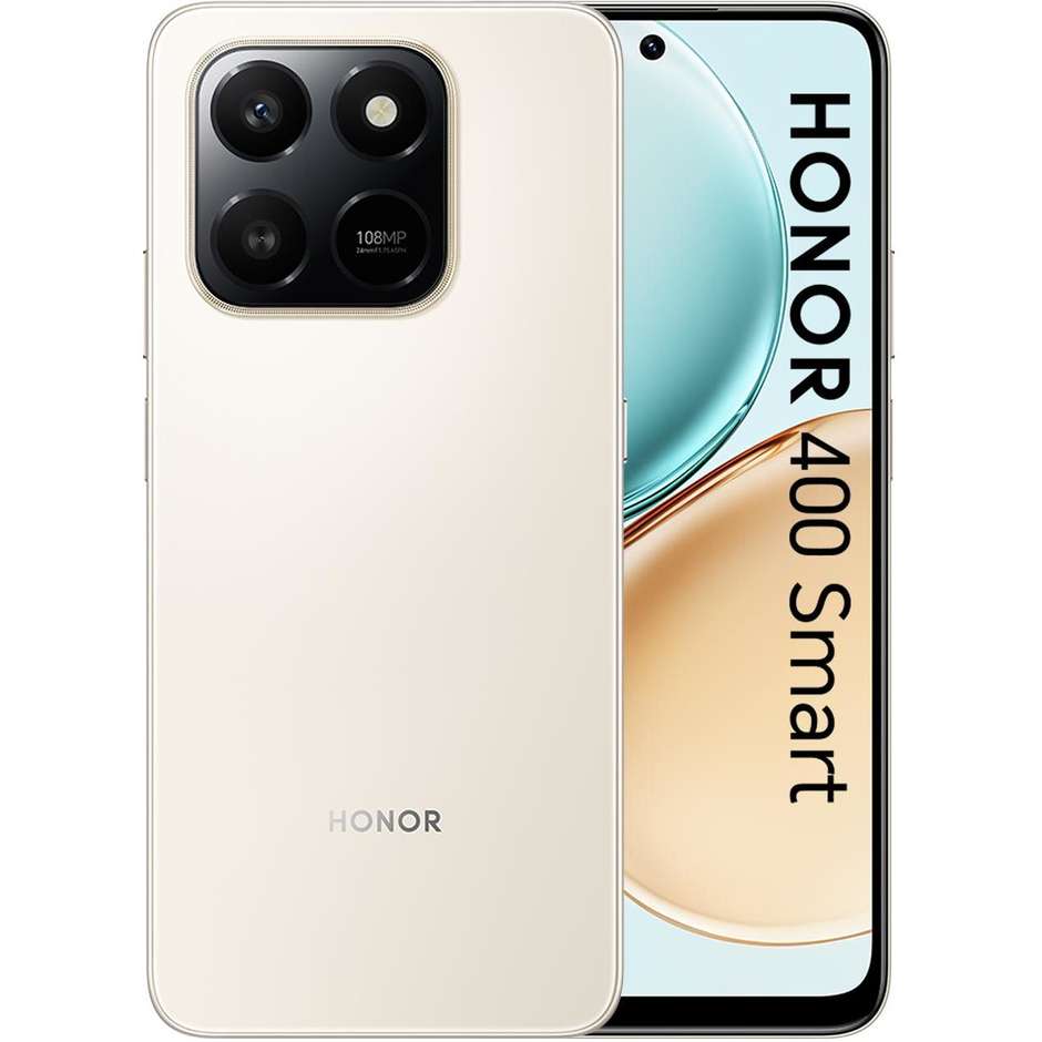 Honor 400 SMART Smartphone 5G 6.77" Ram 6 GB Memoria 128 GB Colore Oro