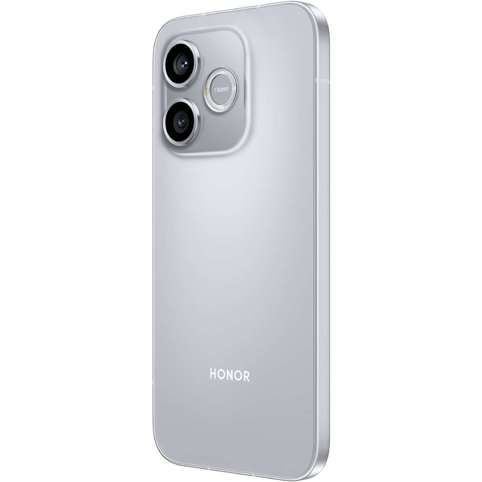 HONOR 600 Lite Smartphone 5G 17,0 cm (6.7") AMOLED 120Hz 8 GB 256 GB 108 MP Grigio con Smartwatch Watch 2i