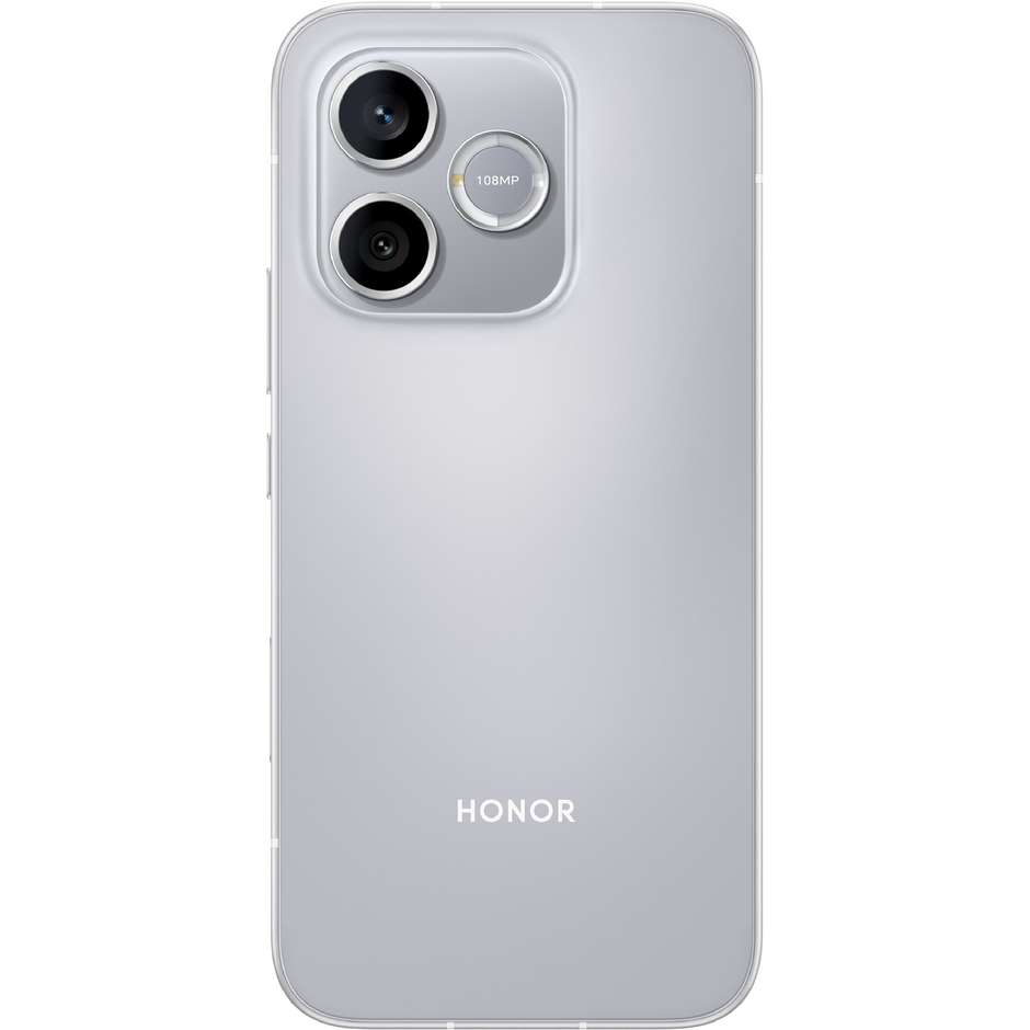 HONOR 600 Lite Smartphone 5G 17,0 cm (6.7") AMOLED 120Hz 8 GB 256 GB 108 MP Grigio con Smartwatch Watch 2i
