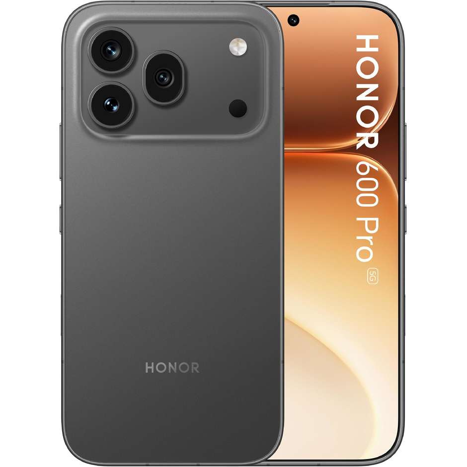 HONOR 600 Pro 5G 512GB Display AMOLED 6,57" 200MP Nero