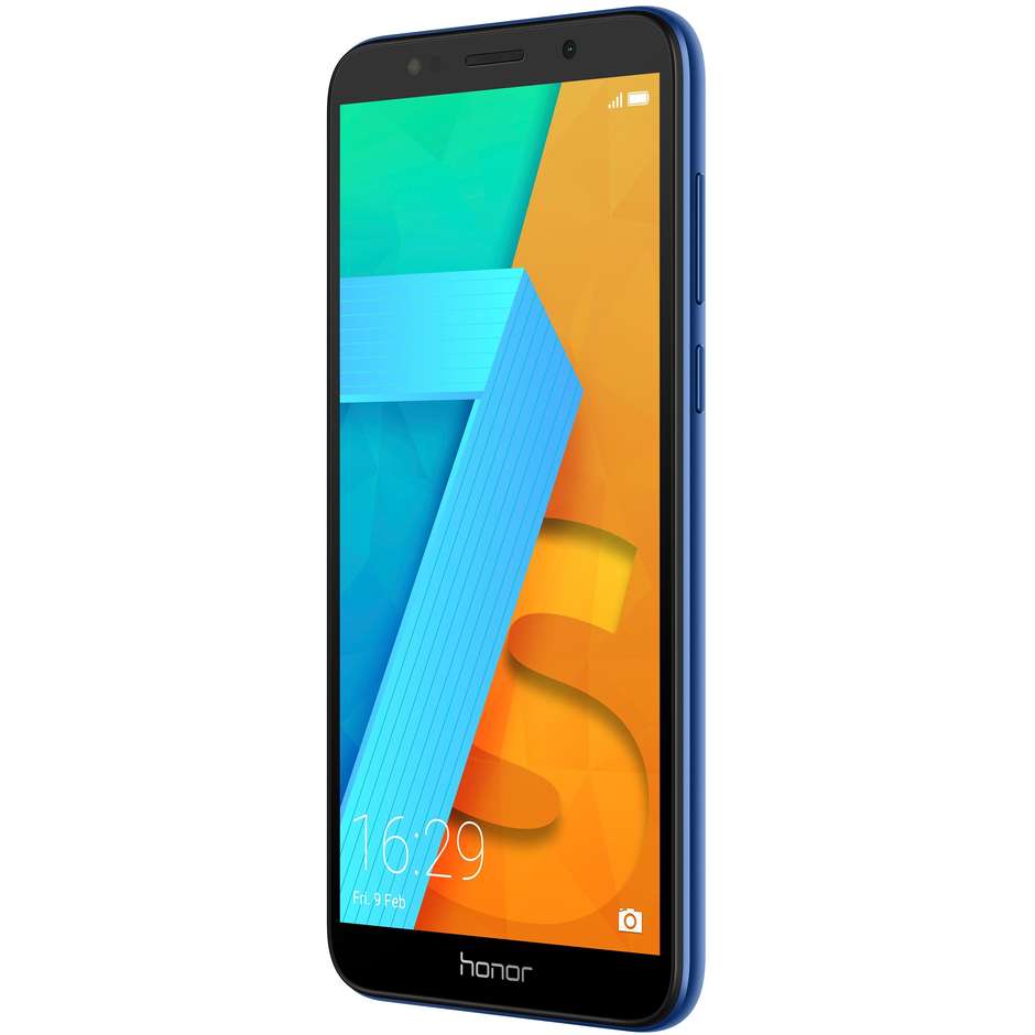 Honor 7S Smartphone Android Display 5.45" Quad-Core 1.5 Ghz Ram 2GB Rom 16GB Colore Blu