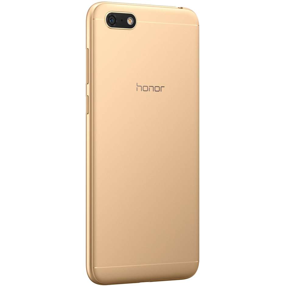 Honor 7S Smartphone Dual Sim display 5,45" 18:9 HD memoria 16 GB Ram 2 GB Android 8.0 colore Oro
