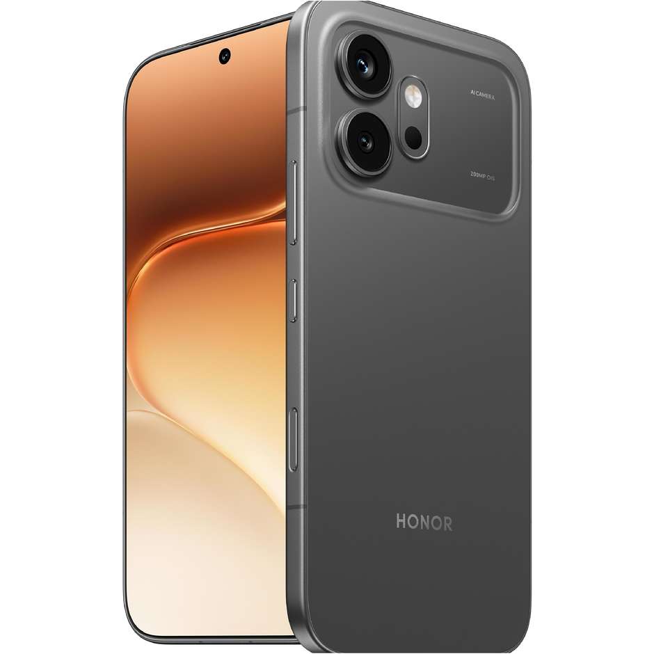 HONOR HOR6005G82565+W Smartphone 5G 256GB 200MP Nero