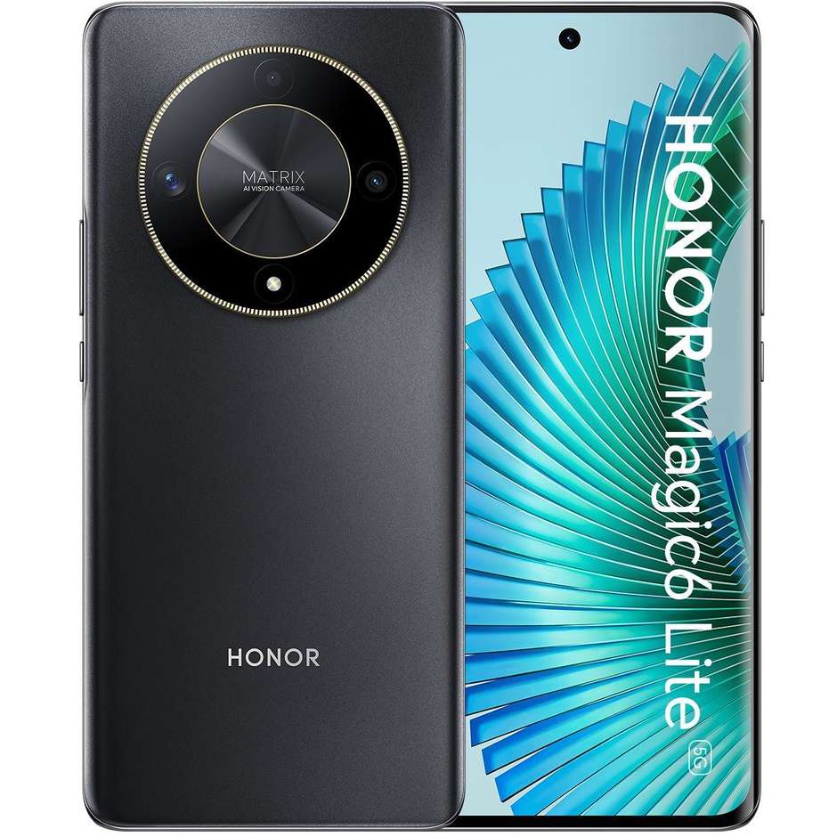 Honor Magic 6 Lite Smartphone 5G 6,78"OLED Ram 8 Gb Memoria 512 Gb Android colore nero