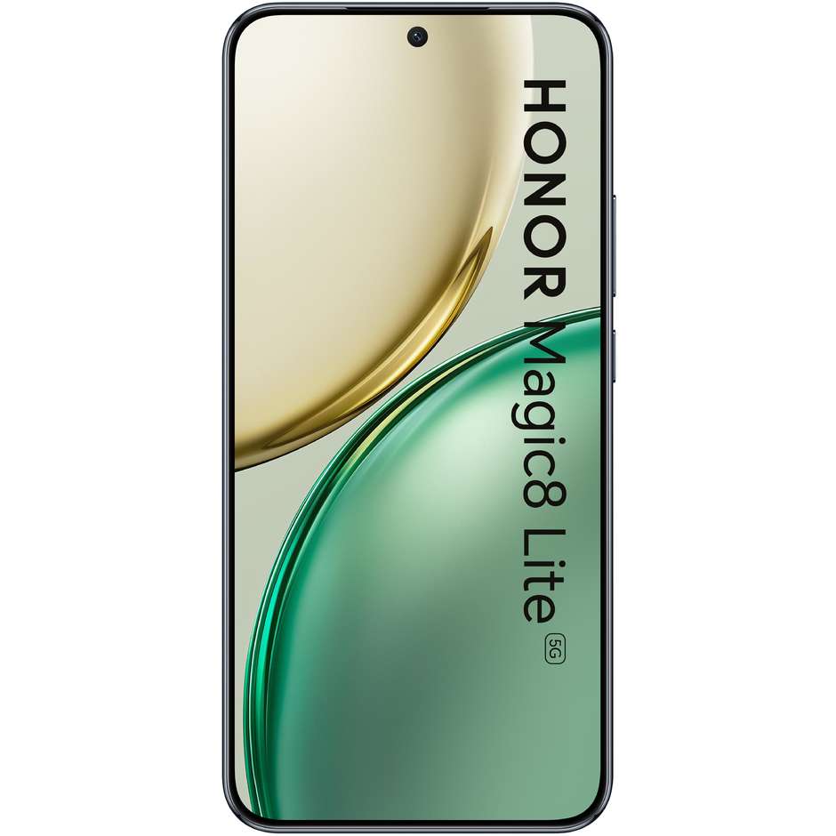 HONOR Magic8 Lite Smartphone 5G 17,2 cm (6.78") Curved AMOLED 120Hz 8 GB 512 GB 108 MP Nero