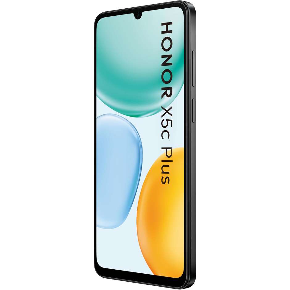 Honor X5c PLUS Smartphone 4G 6.74" Ram 4 GB Memoria 128 GB Colore Nero