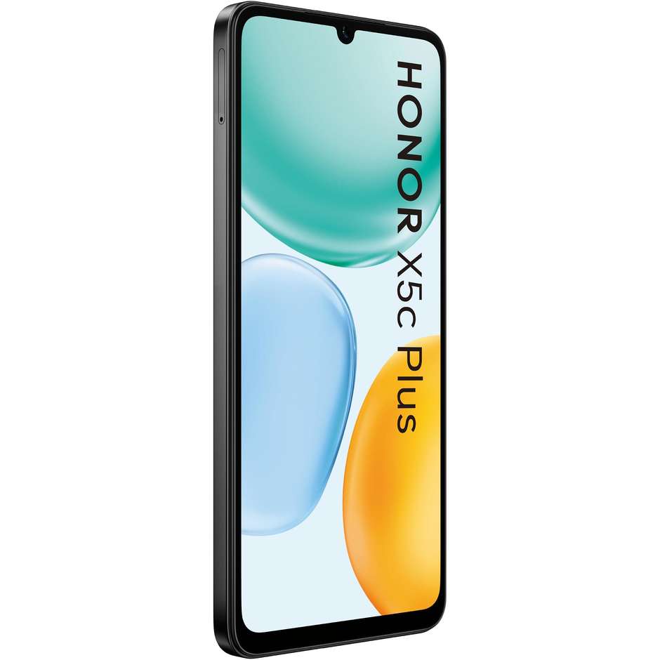 Honor X5c PLUS Smartphone 4G 6.74" Ram 4 GB Memoria 128 GB Colore Nero