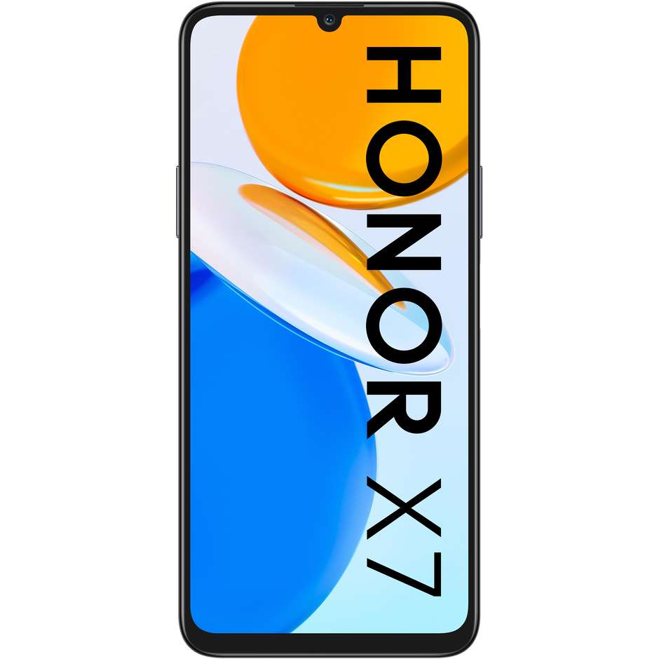 Honor X7 Smartphone 6.74" 4G Ram 4 GB 128 GB Android 11 Colore Black