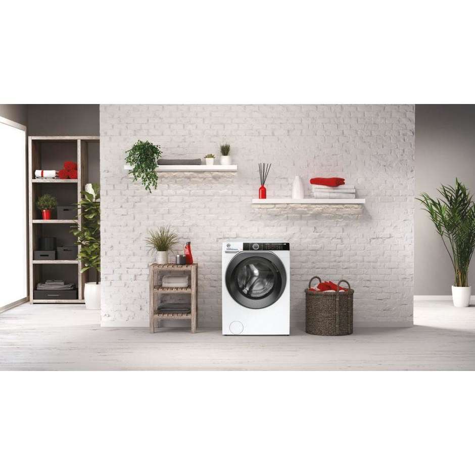 Hoover HWE410AMBS Lavatrice Carica Frontale 10 Kg 1400 Giri/Min Classe A colore bianco