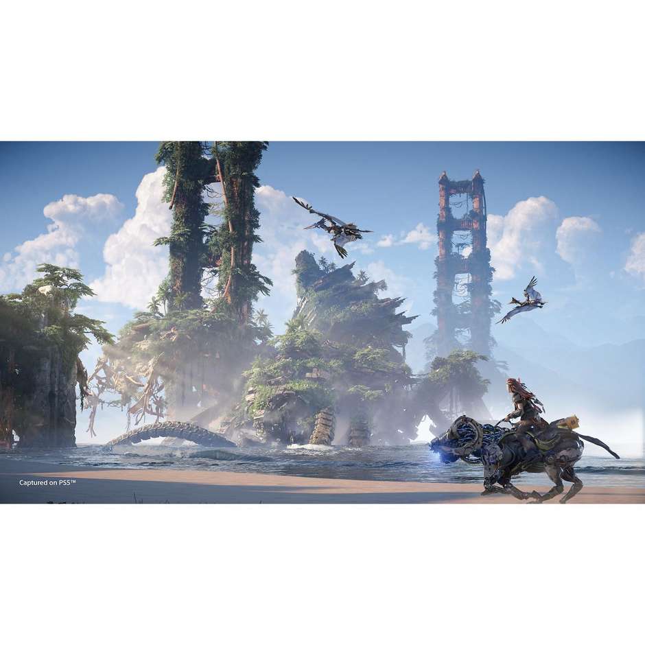 Horizon Forbidden West per PlayStation 5 Avventura d'Azione Open World Guerrilla Aloy e Macchine Disco Blu-ray