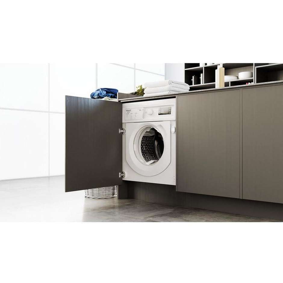 Hotpoint/Ariston BIWDHG861485 Lavasciuga 8+6 kg 1351 Giri/min Classe E Inox / Silver